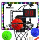 Indoor Basketball Hoop Set with Mounting Hardware - Retail: $45