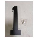 ISUNMEA 9 Inch Solar Lighted House Numbers for Outside, Light Up Waterproof LED Address Numbers Signs for Houses, Large Personalized Illuminated Exterior Modern House Numbers Light (1-Black, 9IN)