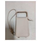 MAGEASY Compatible with iPhone 17 Pro Max 6.9" Wallet Case with Crossbody Strap - Coin Purse & Card Slot, with Leather Crossbody Lanyard, 16ft Ultimate Drop Protection | Pouch (Starlight)