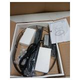 DGSANDGO Small Round Side Table with Charging Station,Bedside Table with 2 USB Ports and Outlets, Morden Round Nightstand, Samll Side Table for Living Room,Bedroom, Nursery, Laundry, Black