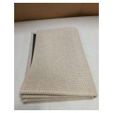 Chakme Bathroom Rugs Mat 24x17, Ultra Thin Non Slip Bath Mat Small Quick Dry Absorbent Bath Mat for Bathroom Floor, (Light Beige, 24"x17")