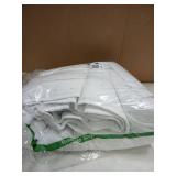 WDCOZY White Queen Size Quilt Bedding Sets with Pillow Shams, Lightweight Soft Bedspread Coverlet, Quilted Blanket Thin Comforter Bed Cover, All Season Summer Spring, 3 Pieces, 90x90 inches