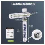 ABOSUN Foam Cannon Pro for Pressure Washer, Thick Snow Foam Sprayer with 5 Nozzle Tips, 1/4" Quick Connect for Thick Sudsy Wash (White) (Pre Owned)