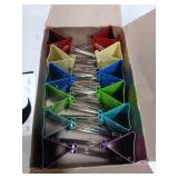 Mr. Pen Extra Large Binder Clips, 2 Inch, 12 Pack, Assorted Color