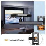 DAWASAPAT Mini Ceiling Wall Projector Mount Stand- Adjustable Tilt&Swivel Hanging Projector Holder Wall Mount Hanger Rack Stand for Mini Projector with Cable Ties