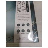 PLANBERRY Large Hourly Schedule Planner Undated Premium Undated Organizer for Productivity, Time Management & Budget, 8x10.4 (Ocean Depths)