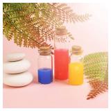 Jetec 350 Pieces Small Cork Stoppers Mini Tapered Cork Plugs Glass Bottles Tops for DIY Craft Projects (0.4 x 0.3 Inches)