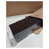 BAYKA Floating Shelves for Wall, Wall Mounted Rustic Wood Shelves for Bathroom, Bedroom, Living Room, Kitchen, Hanging Shelf for Books/Storage/Room Decor with 22lbs Capacity (Black, Set of 3, 15.7in)