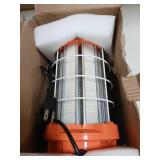 250W LED Temporary Work Light 37,500 Lumens Construction Lights 5000K Portable Linkable IP65 High Lumen Super Bright Durable Job Site Lighting with ON/Off Button for Indoor and Outdoor Area Lighting