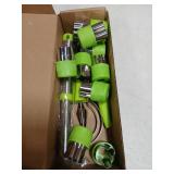 14 Pack Melon Baller Scoop Set - 4 in 1 Stainless Steel Fruit Tool Set Fruit Scooper Seed Remover with Fruit Vegetable Cutter Shapes Set Fruit Peeler for Fruit Slicer Dig Pulp Separator