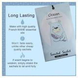 LIFFLY 14 Packs Scented Sachets for Drawers and Closets Lavender, Rose, Jasmine, Ocean, Vanilla, Sandalwood, Gardenia 7 Scent
