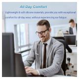 YouthWhisper Open Ear Bone Conduction Headphones with mic - Bluetooth Headset Waterproof Bone Conducting Earphones, Headphones Wireless Earbuds Set, with QCC Chip, CVC8.0 Noise-canceling