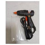 Fireproof Hot Glue Gun, Mini Glue Gun Kit with 30 Glue Sticks, 20W Glue Gun with Transparent Glue Sticks 7 * 130 mm for DIY Arts, Crafts and Quick Repairs