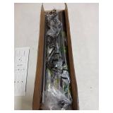 ENJOYBASICS Blackout Curtain Rod for Windows 66 to 120, Wrap Around Curtain Rods for Bedroom, Living Room, Adjustable from 30 to 129 Inches, Bronze