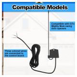 Kingdder Narrow Band Reciever-Antenna Compatible with Mighty Mule AQ201-NB/AQ202-NB Swing Gate Opener Includes Antenna and 10 ft Cable for Remote Mounting Extension Kit