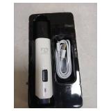 Casfuy Dog Nail Grinder Upgraded - Professional 2-Speed Electric Rechargeable Pet Nail Trimmer Painless Paws Grooming & Smoothing for Small Medium Large Dogs & Cats (White)