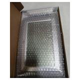 WallarGe Atomic Clock with Outdoor and Indoor Temperature - 12.5 Inch Self-Setting Digital Clock Large Display, Battery Operated Wall Clocks or Desk Clocks for Bedroom, Livingroom, Office