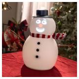 ANIMAT3D FrostByte (Mr. Chill) Talking Animated Blink Snowman with Built in Projector & Speaker Plug