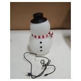ANIMAT3D FrostByte (Mr. Chill) Talking Animated Blink Snowman with Built in Projector & Speaker Plug