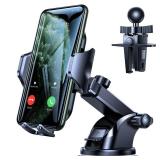 VICSEED [No.1 Powerful Suction] [Rally Racing-Grade Stability] Phone Holders for Your Car 2025 Upgraded Car Phone Holder Mount Truck Stand for Dashboard Windshield Vent for iPhone Samsung All Phones