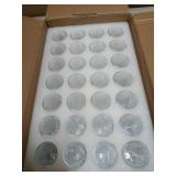 wookgreat 28Pack Shot Glass Bulk Set with Heavy Base, 1.3 Oz Whiskey Shot Glasses, Spirits cups, Tequila Glass Set, Small Shot Cups, Mini Drinking Cups for Vodka, Whiskey, Tequila, Espresso, Liquo