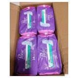 Poise Incontinence Pads & Postpartum Incontinence Pads, 3 Drop Light Absorbency, Long Length, 96 Count (4 Packs of 24), Packaging May Vary