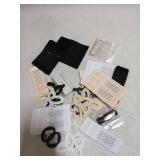 Boao 24 Pieces Bra Strap Clips to Make Racerback, Bra Strap Holders, Elastic Extenders 2,3,4 Hook Accessory Adjustable Connector Clip Non Slip Clips for Women