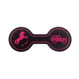 LSAUTO Compatible with Ford Bronco 2021.2022 2023.2024 Car Cup Holder Coaster (not for Sport), Car Decorative Water Coaster, Beverage Coaster, Silicone Cup Holder Coaster, Car Accessories Pad (Pink)