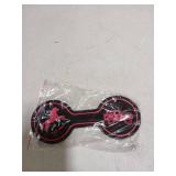 LSAUTO Compatible with Ford Bronco 2021.2022 2023.2024 Car Cup Holder Coaster (not for Sport), Car Decorative Water Coaster, Beverage Coaster, Silicone Cup Holder Coaster, Car Accessories Pad (Pink)