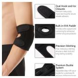 Cinlitek Elbow Brace for Tendonitis & Tennis Elbow Relief, Arthritis Support, Adjustable Compression Sleeve Wrap for Men & Women, Sports Injury Recovery, Golfers Elbow, Bursitis, Sprains/Strains Pain 