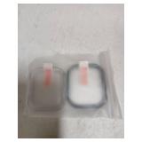 Misxi 2 Pack Tempered Glass Case Compatible for Apple Watch Series 11 (2025) Series 10 46mm, Hard PC Screen Protector Ultra-Thin Lightweight Scratch-Resistant Cover for iWatch, 1 Black + 1 Transparent