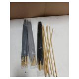 SeptCat 9 Pcs 45" Faux Dried Pampas Grass Tall Decor, Fluffy Fake Long Pompas Artificial Black Grey Gray Pompous Stems Bouquet Flower Arrangement Vase Filler for Boho Home Wedding Decoration