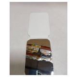 8 Inch Portable Makeup Mirror, Folding Travel Mirror with Adjustable Stand - HD Non-Slip Vanity Mirror for Desk, Bathroom, Office & Camping (1X Magnification, No Zoom)