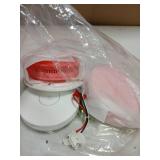 SITERWELL Smoke Detector, Hardwired Interconnected Smoke Detector, Photoelectric Smoke Alarm with 9V Backup Battery, Fire Alarm with Test/Silence Button, UL217-10th Listed, GS562A, 3 Packs