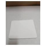 Hsxnam Leather Mouse Pad, Office Mouse Mat Non-Slip Rubber Base Stitched Edge Washable Waterproof Rectangular Mousepad for Office Gaming PC Laptop, 9.8" x 7.9", White