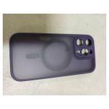 TOCOL Magnetic for iPhone 16 Pro Case, Upgraded Full Camera Protection, Compatible with Magsafe, Drop Protection, Translucent Matte Back Bumper for iPhone 16 Pro 6.3-Inch (Purple)