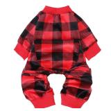 PUPTECK Soft Fleece Dog Pajamas for Small Medium Dogs, Dog Onesie Puppy Sweaters Clothes Jumpsuit Pjs, Cute Jammies Cat Coat Pet Costume Apparel