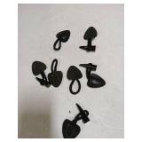 NUOBESTY 3 Pairs and 1 Extra Piece Coat Horn Buckles Sew on Toggle Buttons for Coats Jackets and DIY Clothing Crafts