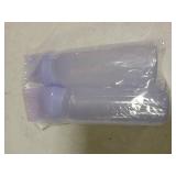 Pimoys Root Comb Applicator Bottle 6 Ounce Hair Oil Applicator 2 Pack Applicator Bottle for Hair Dye Bottle Applicator Brush with Graduated Scale, Purple