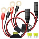 2 Pack GC008 X-Connect fit for NOCO Battery Charger Accessories Cables,M10 (3/8in) XL Eyelet Terminal,Replacement NOCO Battery Connector Smart Batteries Trickle Charger Cable