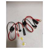 2 Pack GC008 X-Connect fit for NOCO Battery Charger Accessories Cables,M10 (3/8in) XL Eyelet Terminal,Replacement NOCO Battery Connector Smart Batteries Trickle Charger Cable