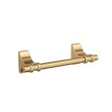 Amerock BH36051CZ | Champagne Bronze Pivoting Double Post Toilet Paper Holder | 8-13/16 in. (224 mm) Toilet Tissue Holder | Davenport | Bath Tissue Holder | Bathroom Hardware | Bath Accessories