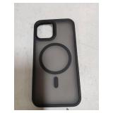 Thomo Strong Magnetic for iPhone 12 Case Anti-Fingerprint Protective Case, Titanium Black