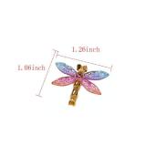 XQingmei 40 Pieces Color Cartoon Dragonfly Flatback Resin Decoration Accessories Crystal Mud Stuffing Cute Charm Embellishments DIY Hair Clip Phone Case Ornament Scrapbook Crafts Sui
