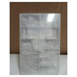 Luckyfairy Short Almond Gel Nail Tips 360Pcs, Pre Etched Nail Tips Almond Shape Full Cover Soft Gel Fake Nails for Nails Extension DIY Art Salon 12 Sizes