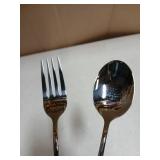 Happy 88th Birthday Spoon&Fork Gifts Engraved Spoon&Fork Personalized Birthday Gifts for Father Mother Grandpa Grandma Family Elders Friends