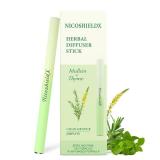 Herbal Diffuser Stick - Non Electric - Plant-Based Lifestyle Tool with Mullein, Thyme & Mint for Lung Cleasing Refreshing Oral Comfort, Up to 600 Uses