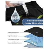 Varmax Incontinence Underwear for Men, Cotton Reusable Washable Leakproof Boxer Briefs, Heavy Flow Bladder Leak Men