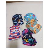 BLIWINPT Male Dog Diapers Reusable High Absorbing Belly Bands for Male Dogs Small Washable Belly Bands with Cute Patterns 5packs (M, 11 - 14 Waist) 5pk