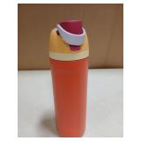 Owala FreeSip Insulated Stainless Steel Water Bottle with Straw for Sports, Travel, and School BPA-Free Sports Water Bottle, 24 oz, Citrus Crush (Piece Of The Lid Is Cracked)